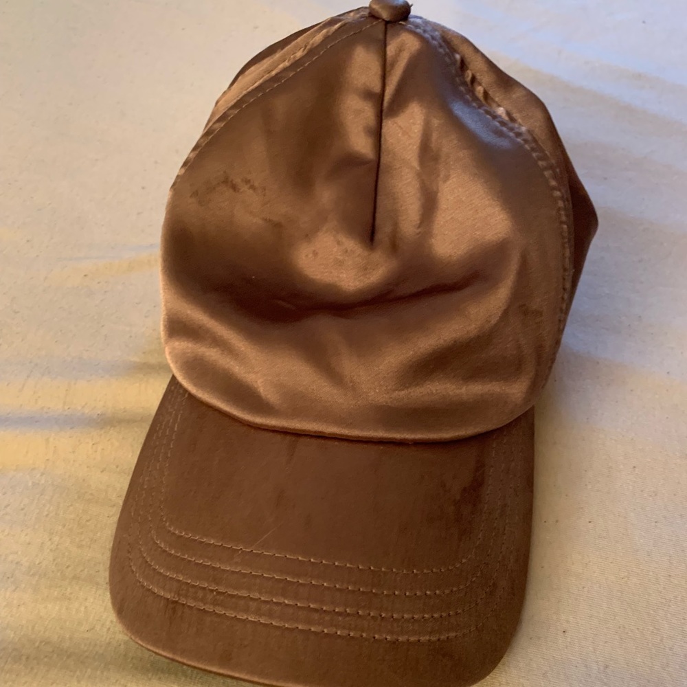 Brass color urban outfitters baseball cap